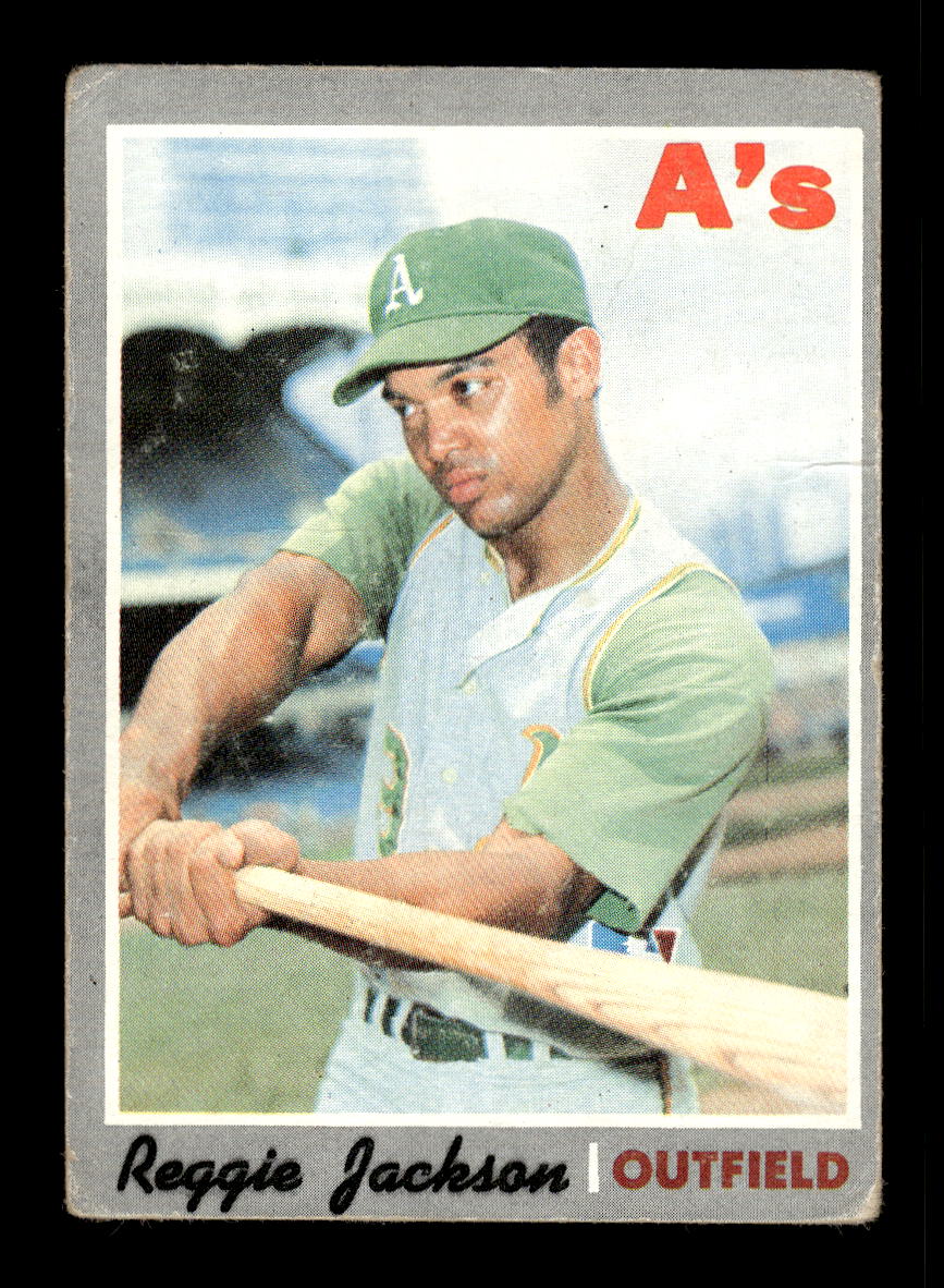 1970 Topps #140 Reggie Jackson Oakland Athletics G/VG HOF10011774