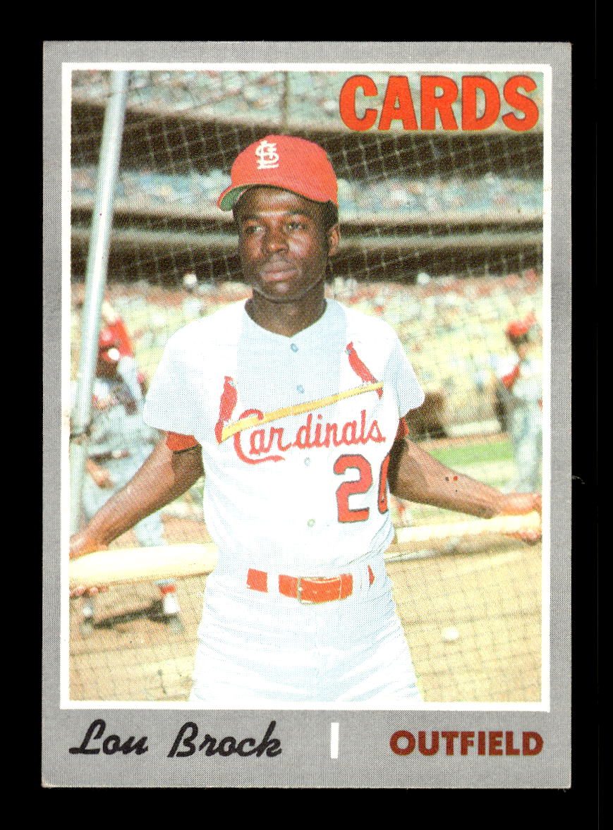 1970 Topps #330 Lou Brock St. Louis Cardinals VG HOF10011782