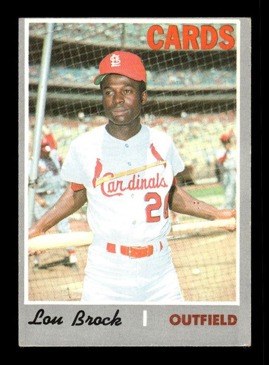 1970 Topps #330 Lou Brock St. Louis Cardinals VG HOF10011783