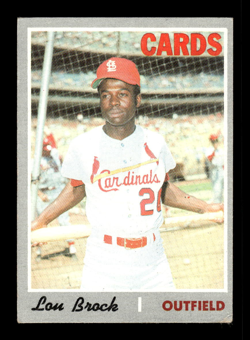 1970 Topps #330 Lou Brock St. Louis Cardinals VG HOF10011788
