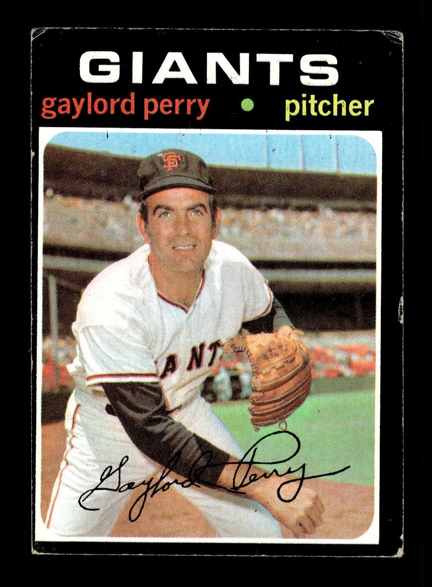 1971 Topps #140 Gaylord Perry San Francisco Giants VGEX HOF10011795
