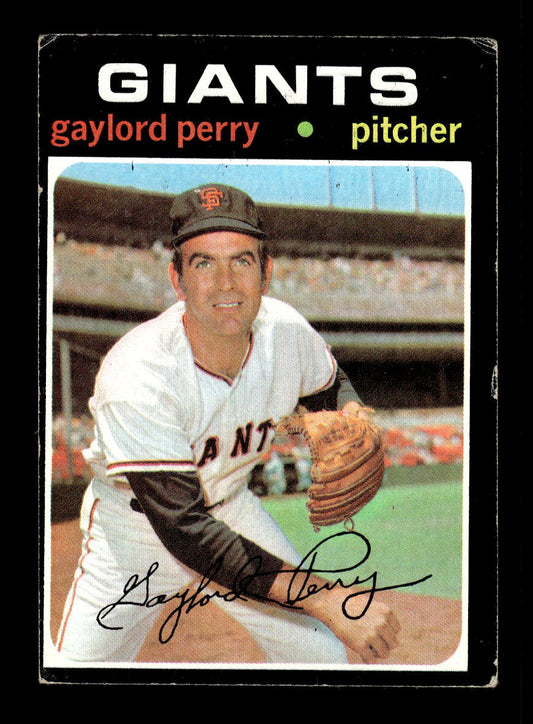 1971 Topps #140 Gaylord Perry San Francisco Giants VGEX HOF10011795