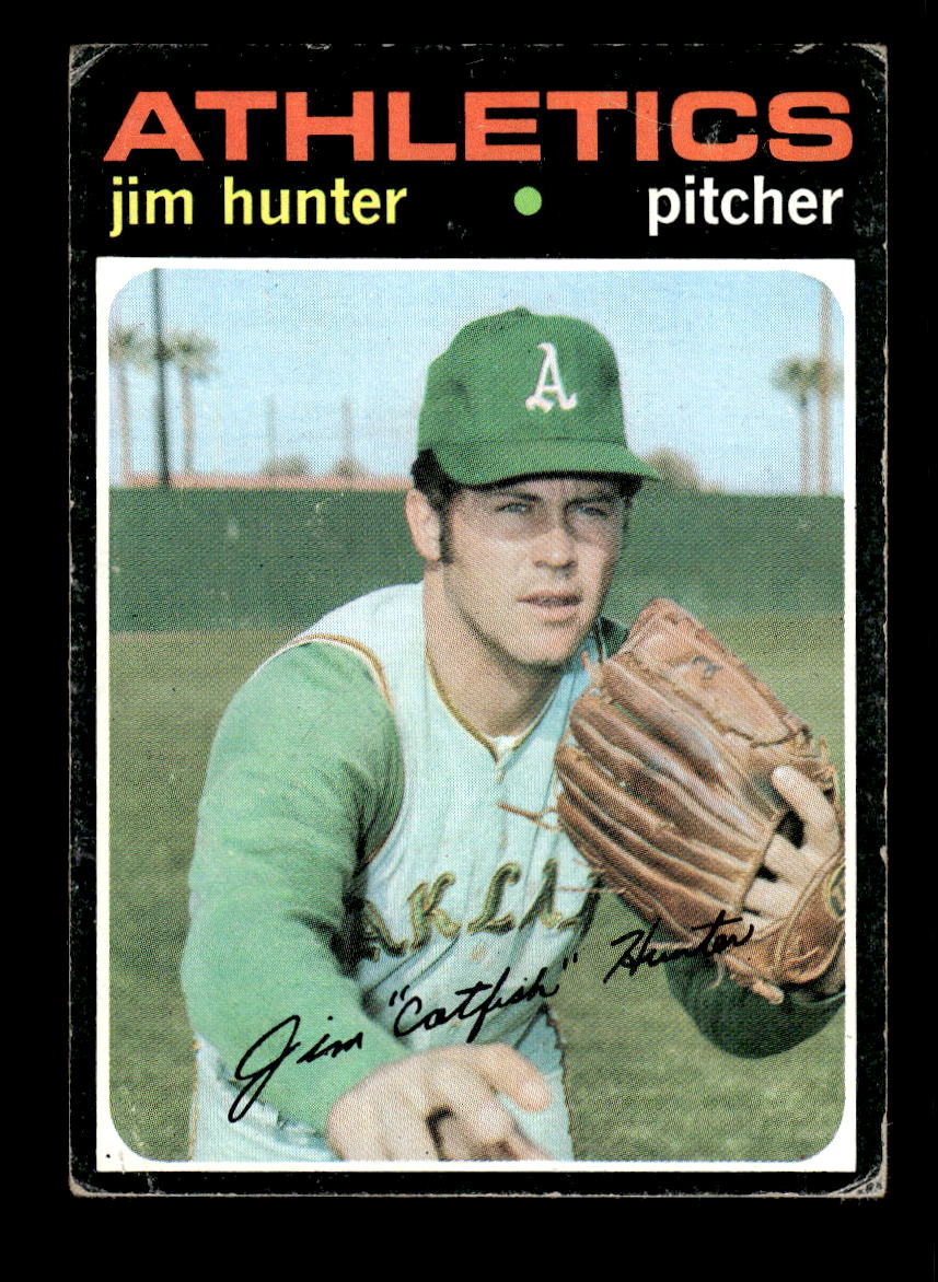 1971 Topps #45 Jim Hunter Oakland Athletics G/VG HOF10011800