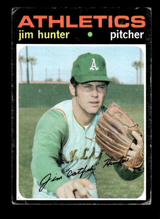 1971 Topps #45 Jim Hunter Oakland Athletics G/VG HOF10011800