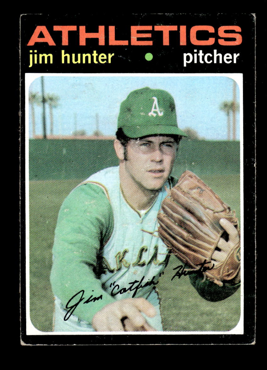 1971 Topps #45 Jim Hunter Oakland Athletics Poor HOF10011801