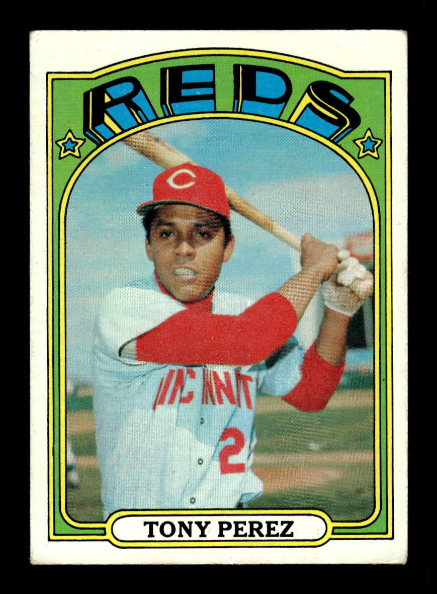 1972 Topps #80 Tony Perez Cincinnati Reds VGEX HOF10011802