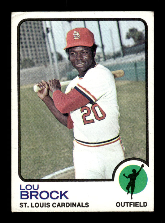 1973 Topps #320 Lou Brock St. Louis Cardinals VG HOF10011815