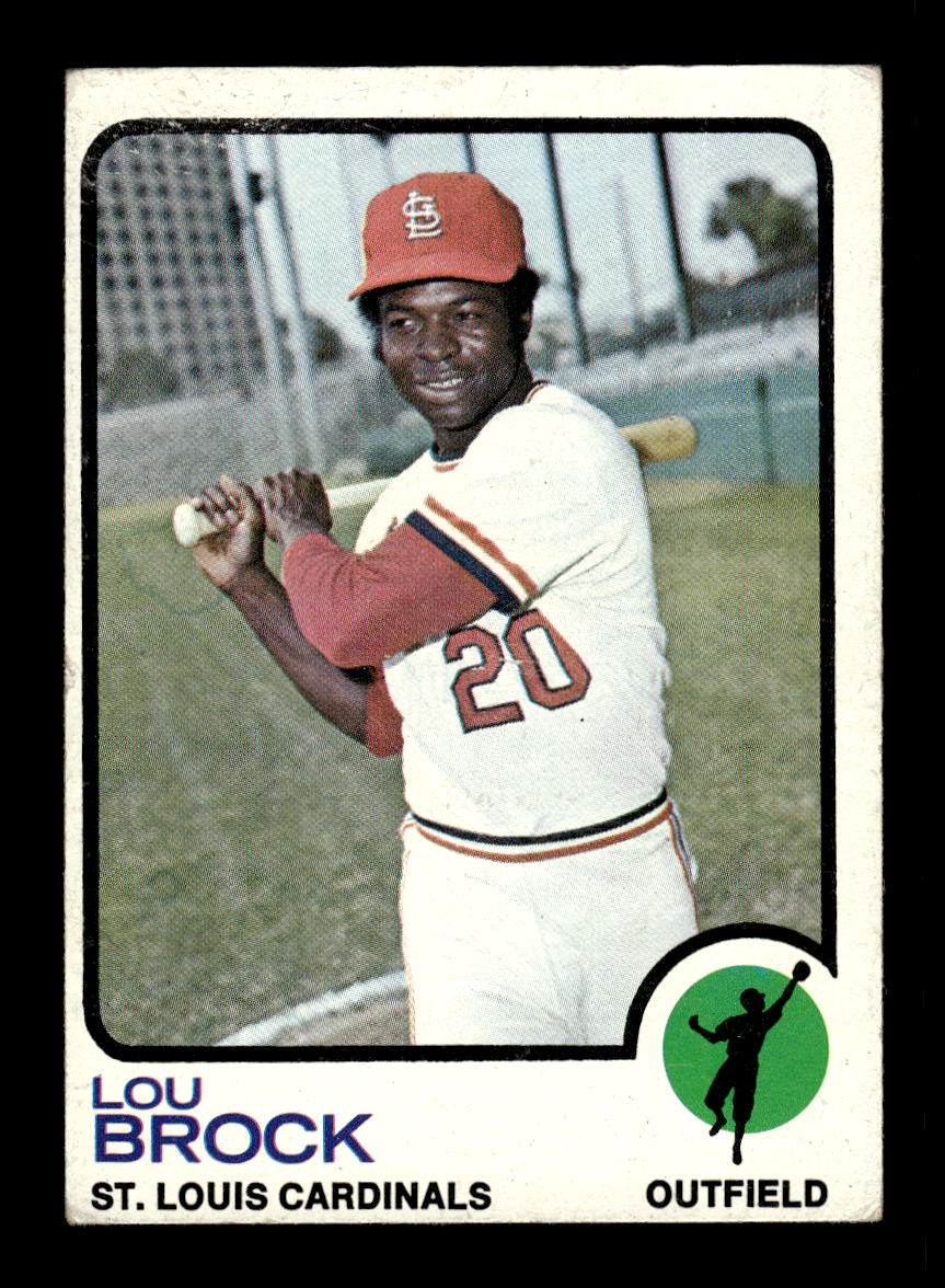 1973 Topps #320 Lou Brock St. Louis Cardinals VGEX HOF10011816