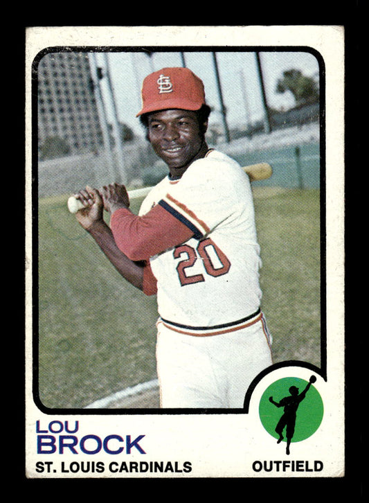 1973 Topps #320 Lou Brock St. Louis Cardinals VGEX HOF10011816