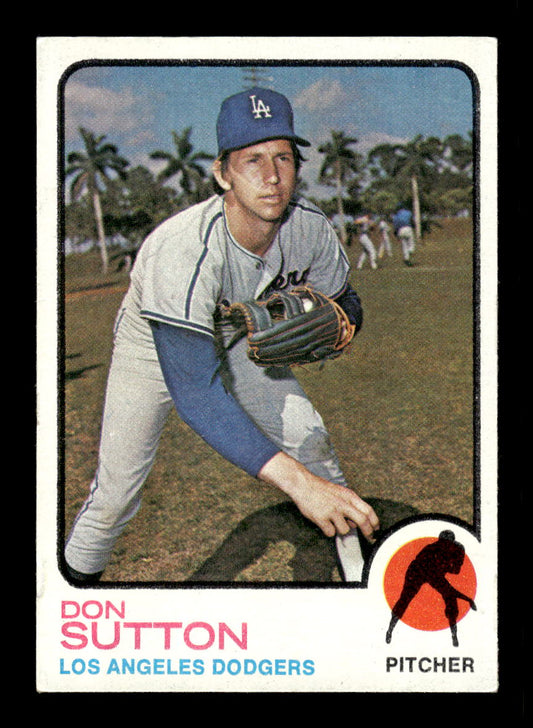 1973 Topps #10 Don Sutton Los Angeles Dodgers VGEX HOF10011825