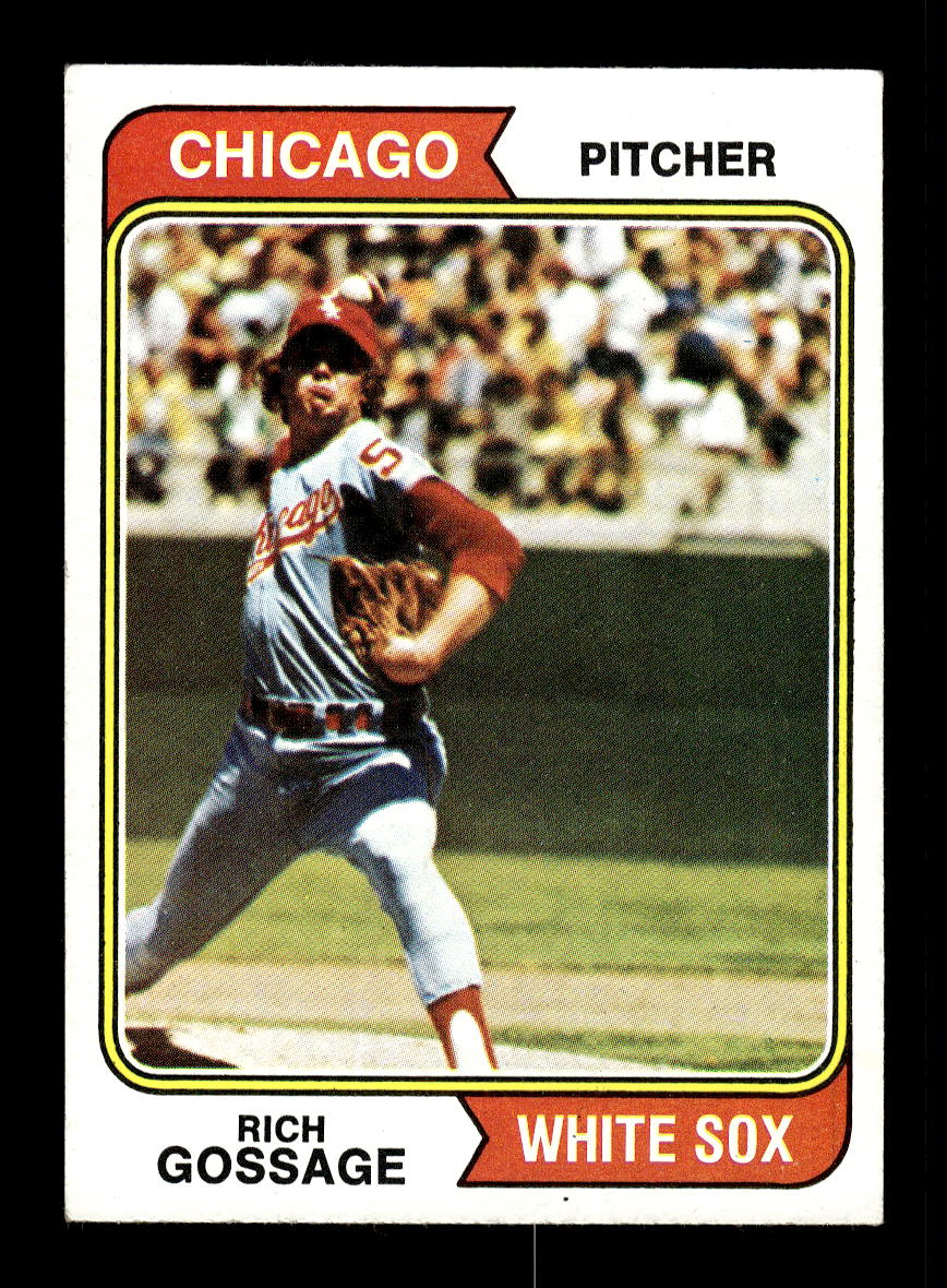 1974 Topps #542 Rich Gossage Chicago White Sox EX - HI# HOF10011827