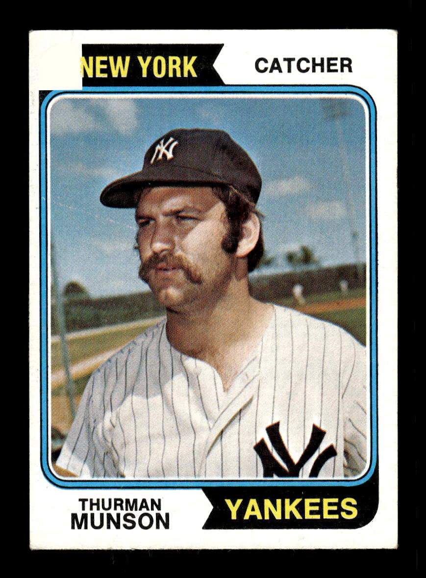 1974 Topps #340 Thurman Munson New York Yankees EX HOF10011838