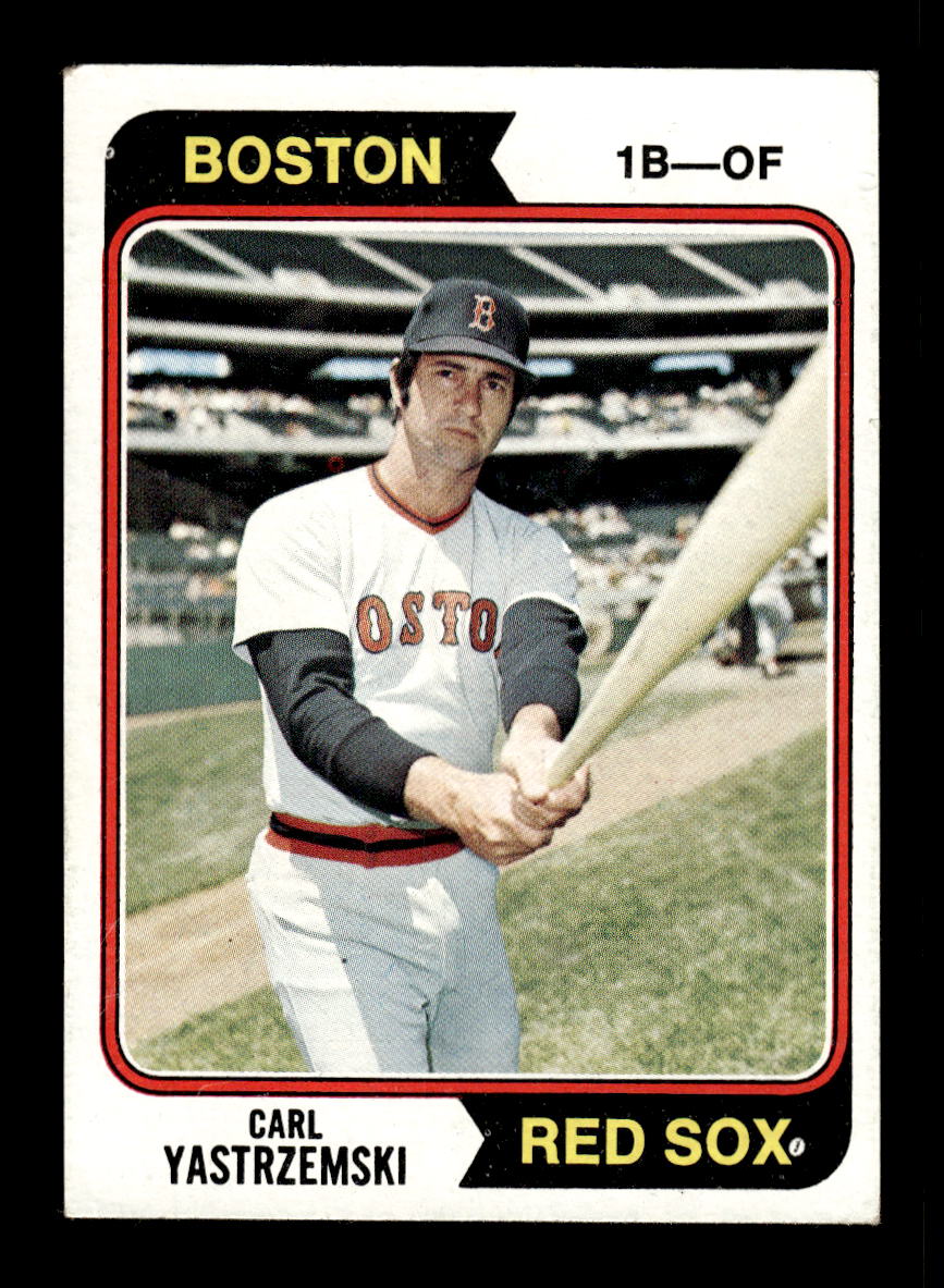 1974 Topps #280 Carl Yastrzemski Boston Red Sox VGEX HOF10011841