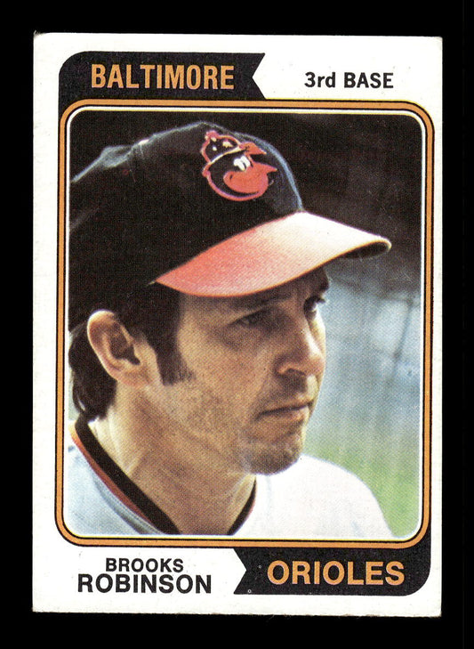 1974 Topps #160 Brooks Robinson Baltimore Orioles EX HOF10011844