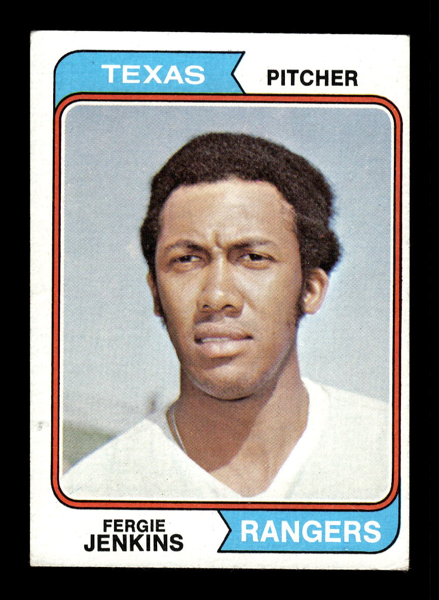 1974 Topps #87 Fergie Jenkins Texas Rangers EX HOF10011845