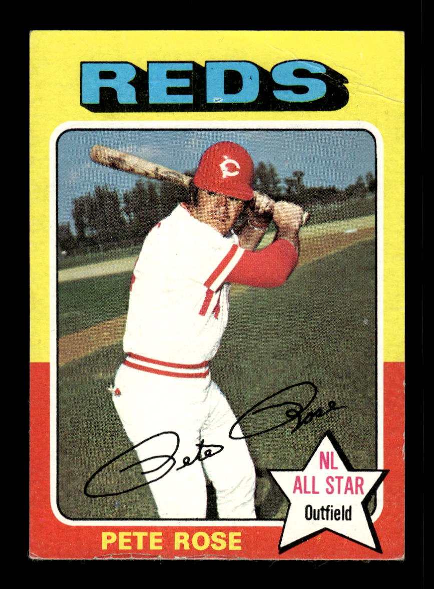 1975 Topps #320 Pete Rose Cincinnati Reds G/VG 10011866