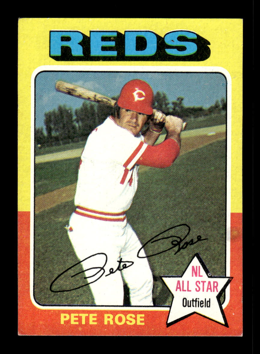 1975 Topps #320 Pete Rose Cincinnati Reds VG 10011868