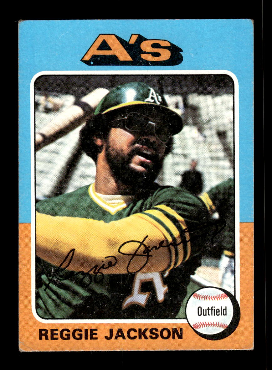 1975 Topps #300 Reggie Jackson Oakland Athletics VGEX 10011871