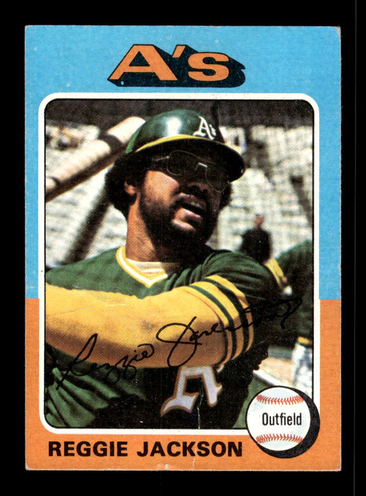 1975 Topps #300 Reggie Jackson Oakland Athletics Poor 10011872