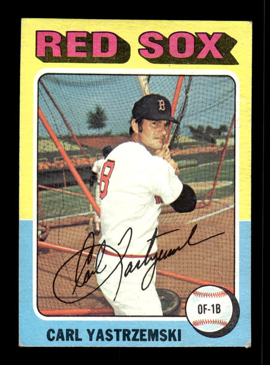 1975 Topps #280 Carl Yastrzemski Boston Red Sox G/VG 10011873