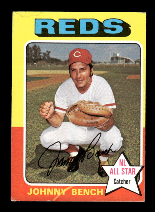 1975 Topps #260 Johnny Bench Cincinnati Reds G/VG 10011874