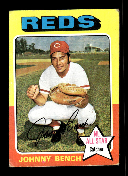 1975 Topps #260 Johnny Bench Cincinnati Reds Poor 10011875