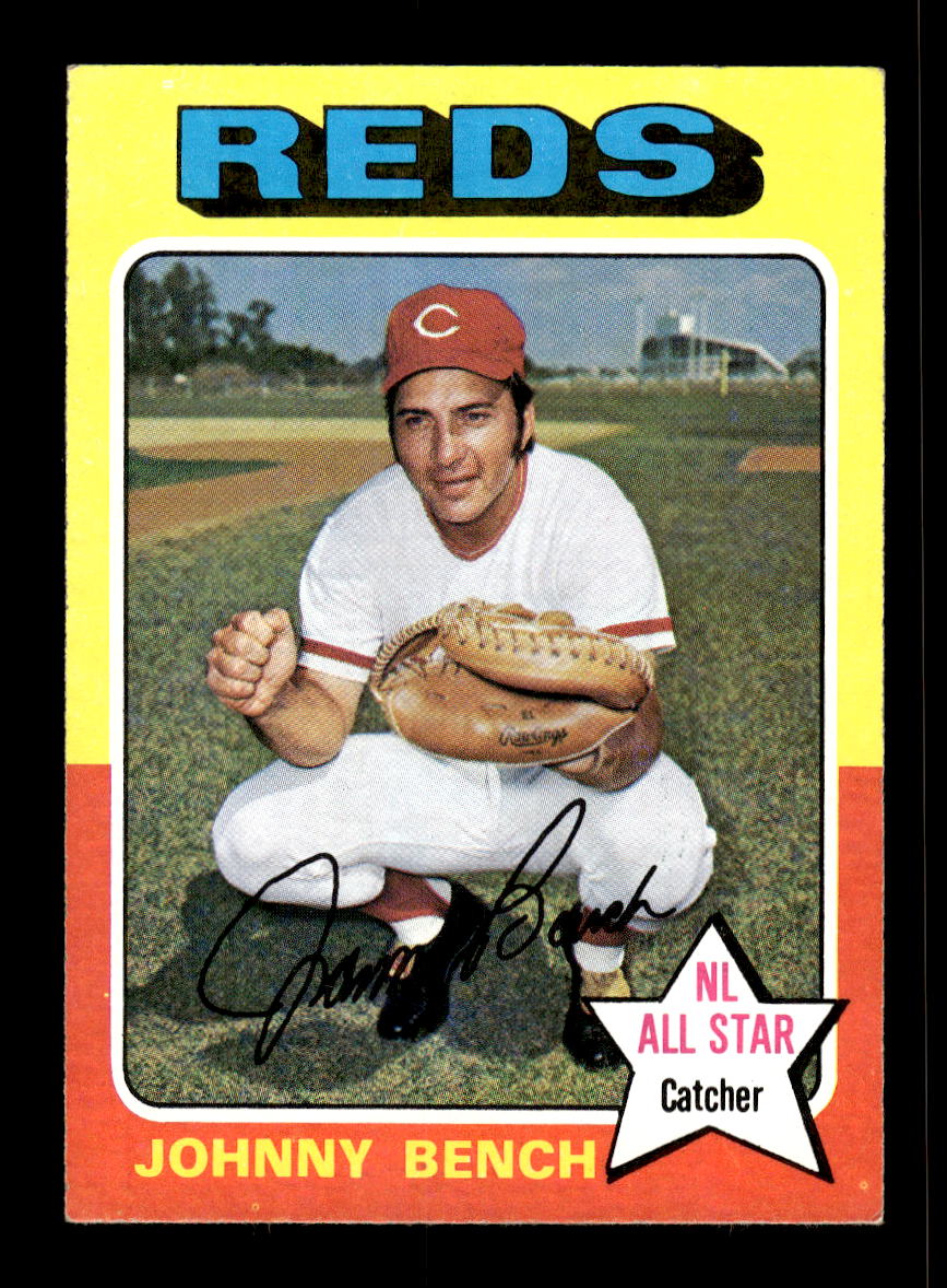 1975 Topps #260 Johnny Bench Cincinnati Reds VG 10011876