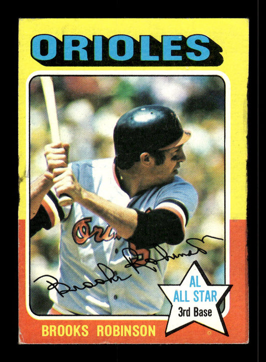 1975 Topps #50 Brooks Robinson Baltimore Orioles G/VG 10011885