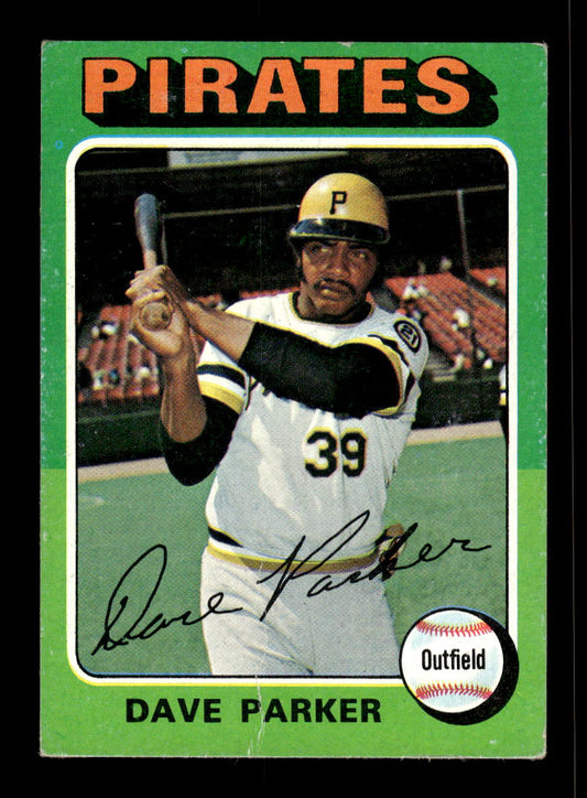 1975 Topps #29 Dave Parker Pittsburgh Pirates Poor 10011888
