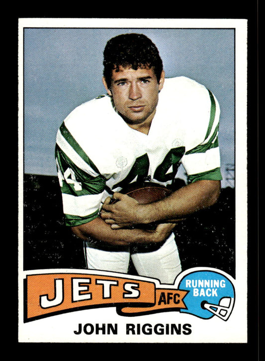 1975 Topps #313 John Riggins New York Jets EX 10011898