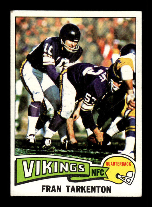 1975 Topps #400 Fran Tarkenton Minnesota Vikings VGEX 10011900