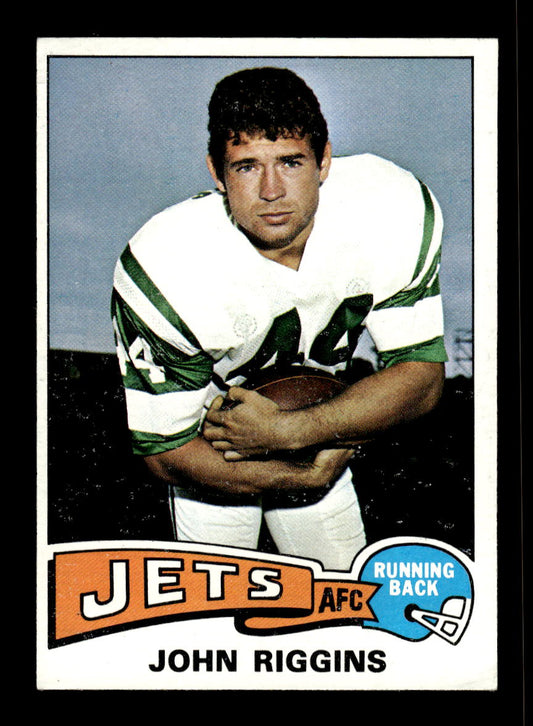 1975 Topps #313 John Riggins New York Jets VG 10011901