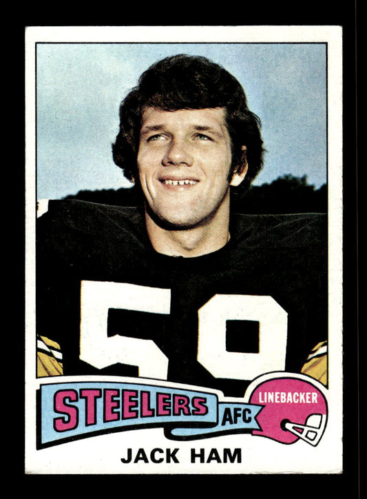 1975 Topps #125 Jack Ham Pittsburgh Steelers VGEX 10011904