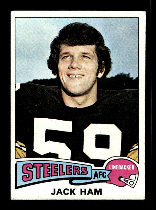 1975 Topps #125 Jack Ham Pittsburgh Steelers VGEX 10011905