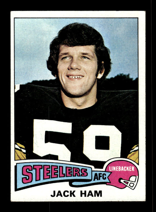 1975 Topps #125 Jack Ham Pittsburgh Steelers VGEX 10011906
