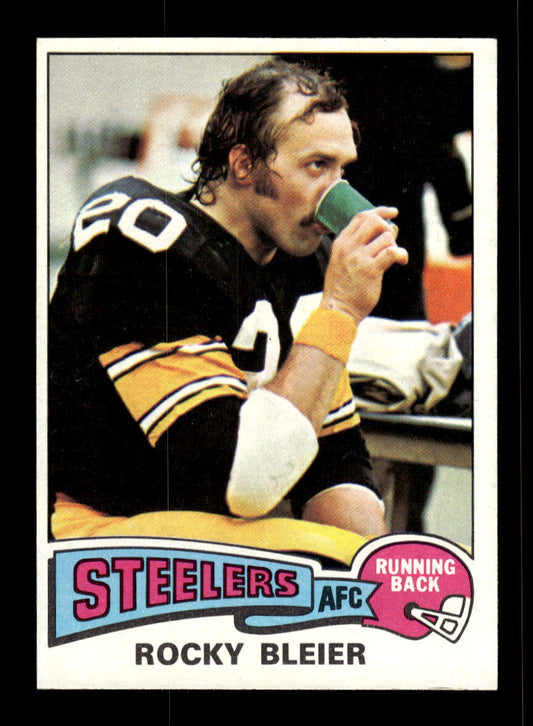 1975 Topps #39 Rocky Bleier Pittsburgh Steelers EX 10011909