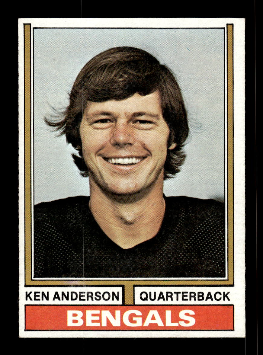 1974 Topps #401 Ken Anderson Cincinnati Bengals EX 10011910