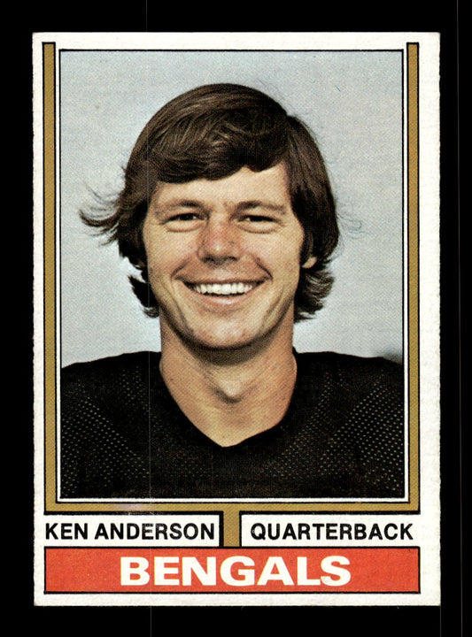 1974 Topps #401 Ken Anderson Cincinnati Bengals EX 10011910