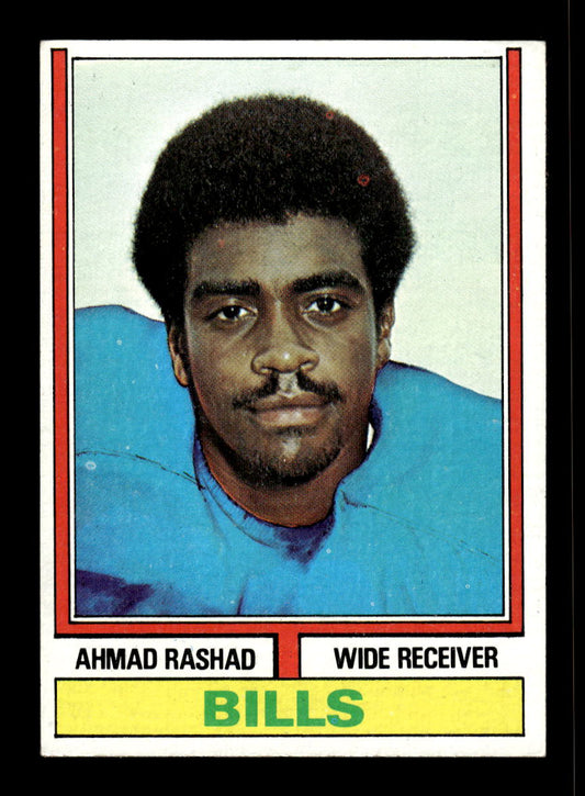 1974 Topps #105 Ahmad Rashad Buffalo Bills VG 10011921