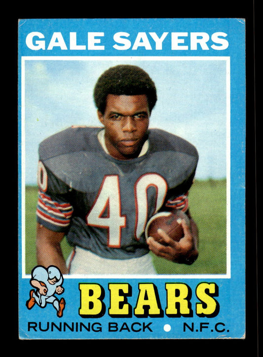 1971 Topps #150 Gale Sayers Chicago Bears VG 10011926