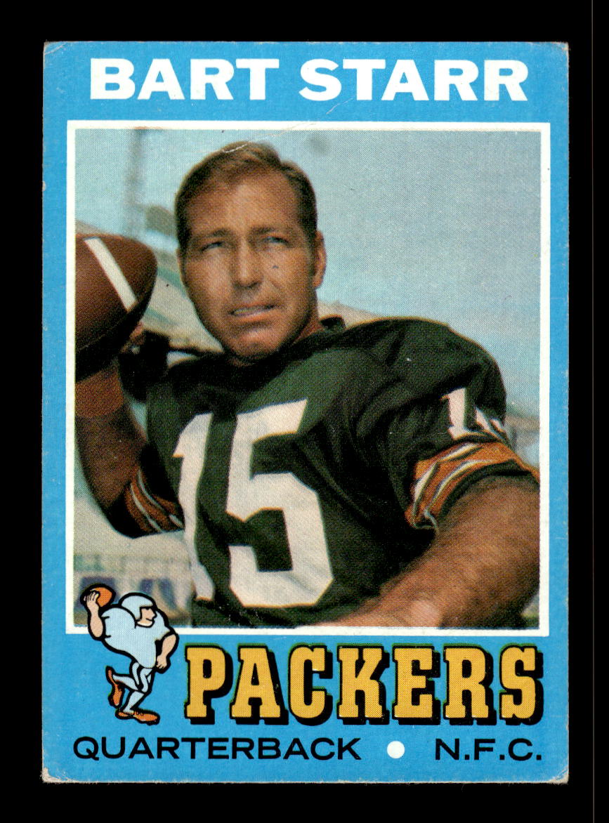 1971 Topps #200 Bart Starr Green Bay Packers VG 10011927