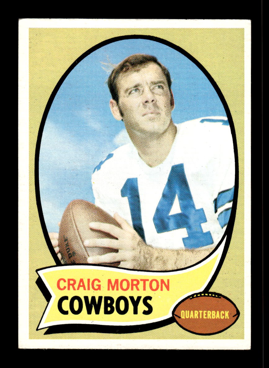 1970 Topps #139 Craig Morton Dallas Cowboys VGEX 10011935