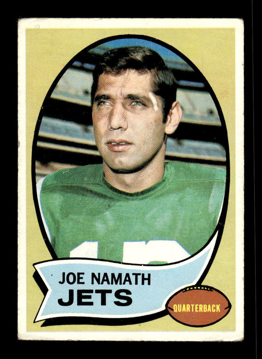 1970 Topps #150 Joe Namath New York Jets VG 10011936