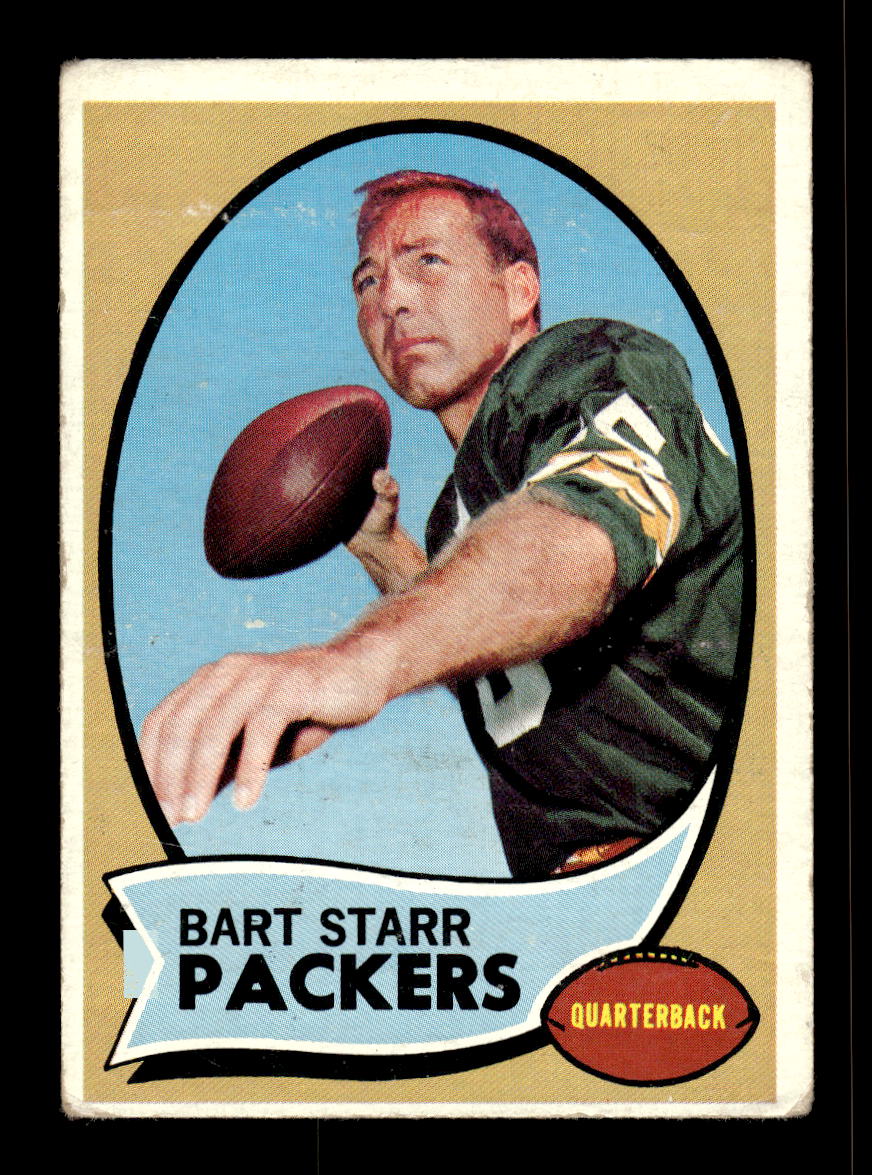 1970 Topps #30 Bart Starr Green Bay Packers VG 10011943