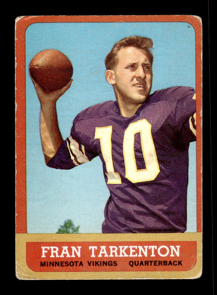 1963 Topps #98 Fran Tarkenton Minnesota Vikings G/VG 10011956