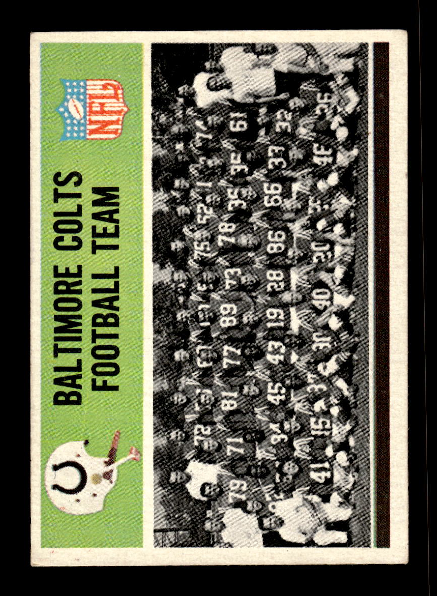 1965 Philadelphia #1 Baltimore Colts Baltimore Colts VGEX 10011958
