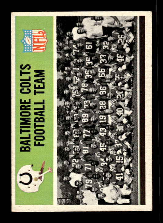 1965 Philadelphia #1 Baltimore Colts Baltimore Colts VGEX 10011958