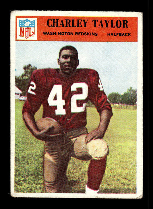 1966 Philadelphia #194 Charley Taylor Washington Redskins G/VG 10011960