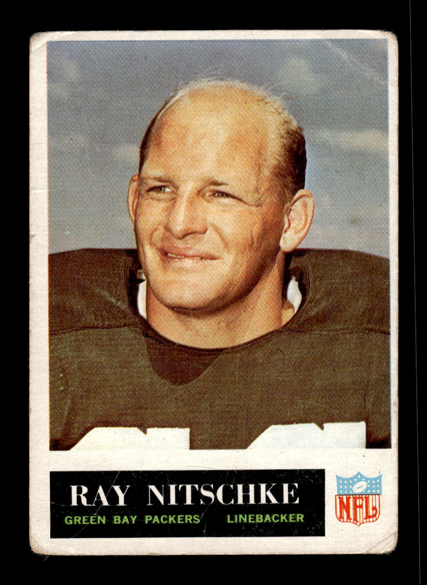 1965 Philadelphia #79 Ray Nitschke Green Bay Packers G/VG 10011963