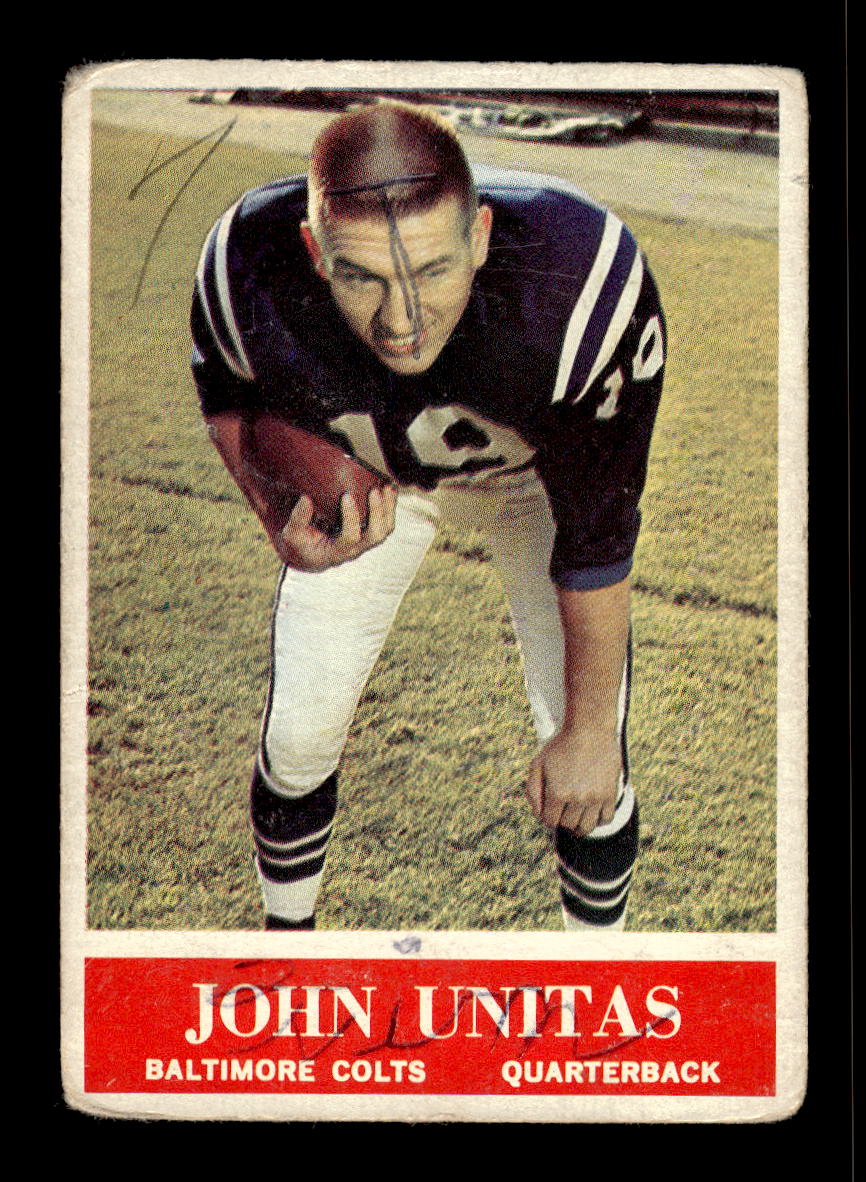 1964 Philadelphia #12 John Unitas Baltimore Colts Poor 10011966